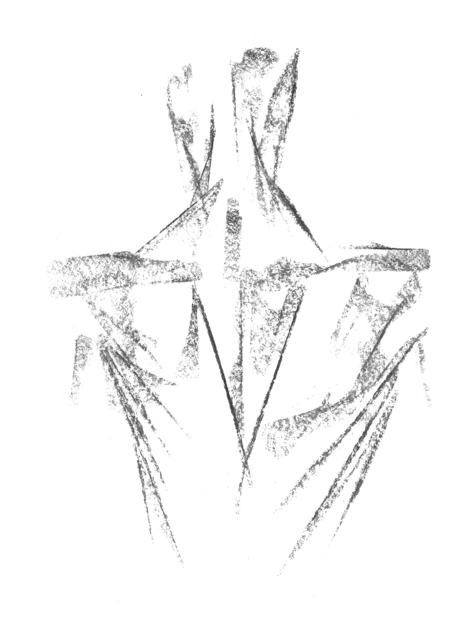 2021, fusain sur papier, 27,7 x 21 cm