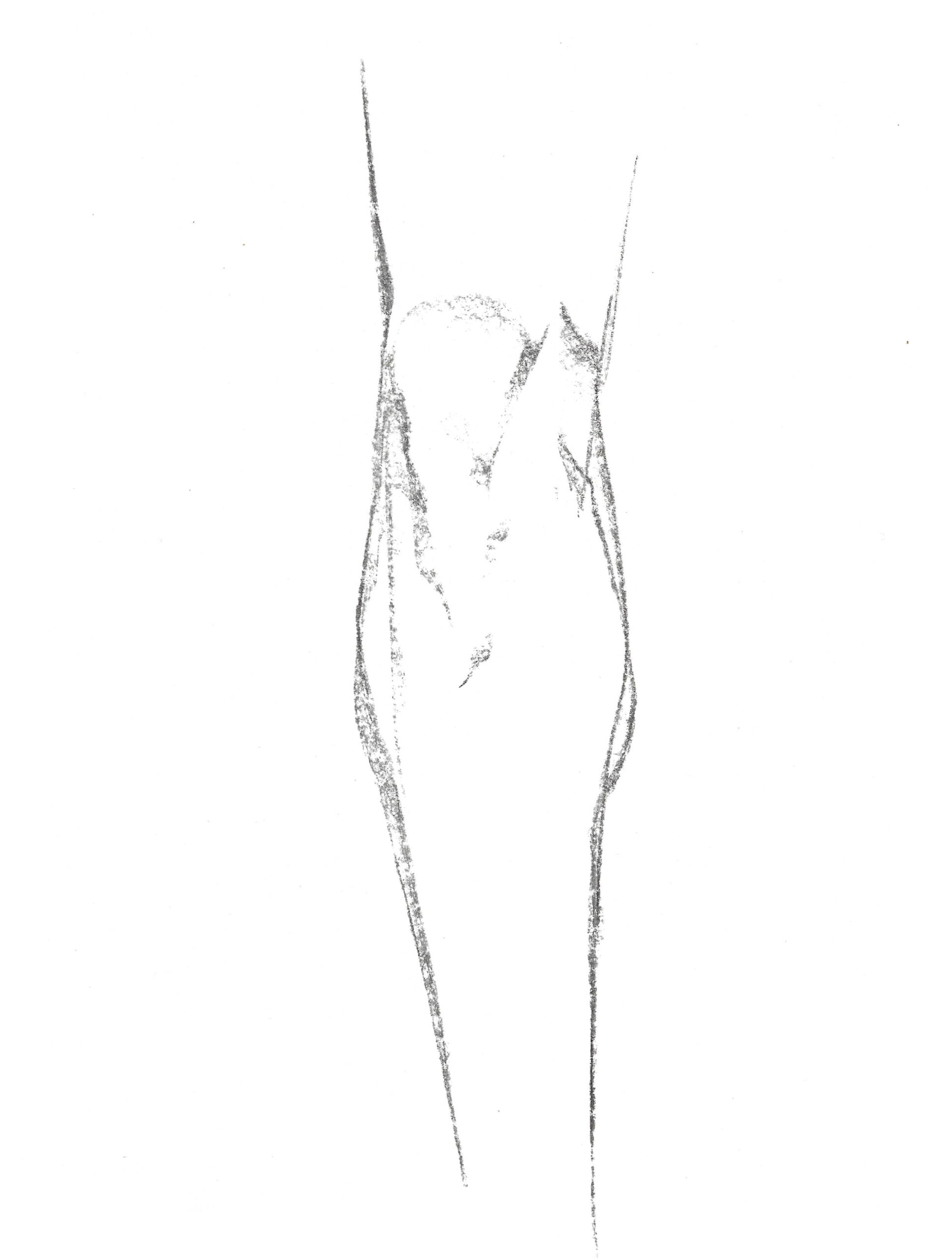 2021, fusain sur papier, 27,7 x 21 cm