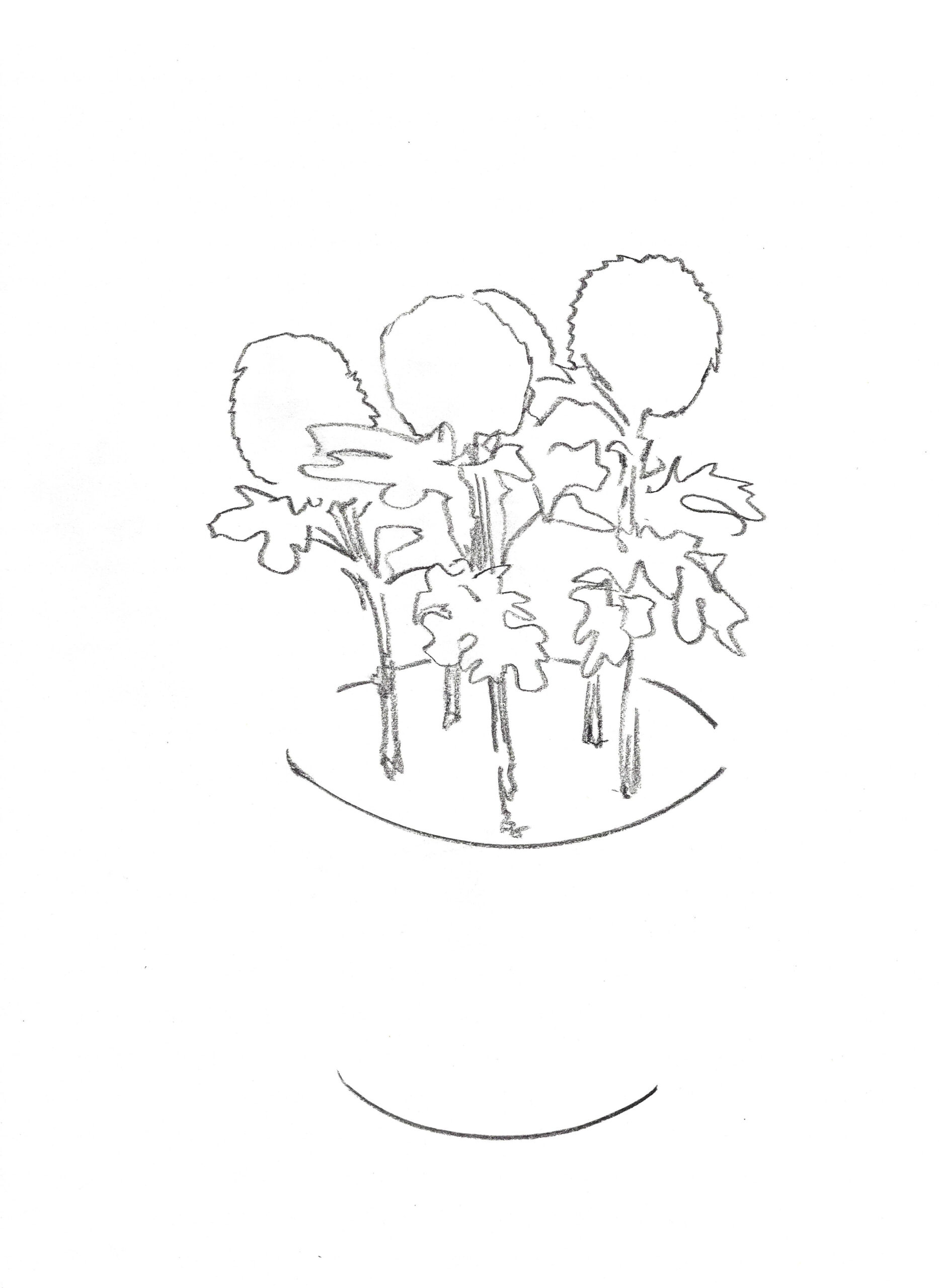 2021, fusain sur papier, 29,5 x 40,5 cm