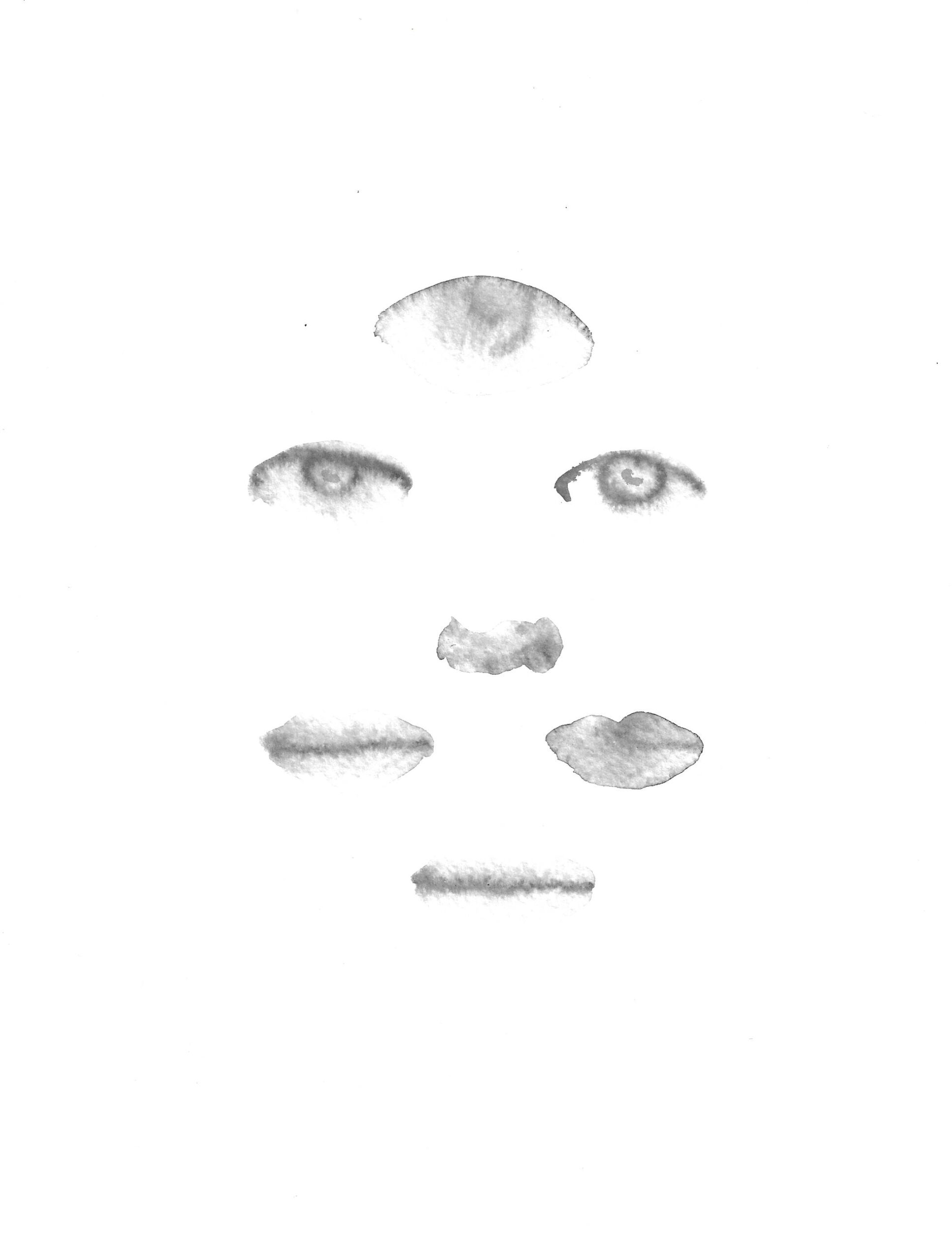 Aquarelle sur papier, 24 x 18 cm