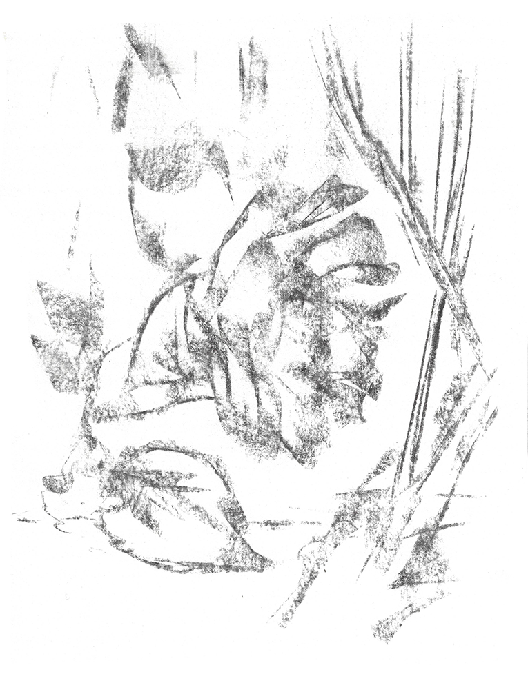 2021, fusain sur papier, 21 x 28 cm