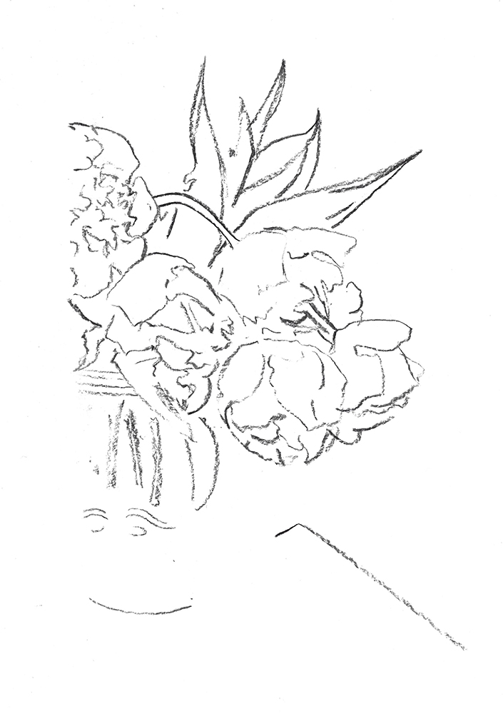 2023, fusain sur papier, 21 x 29,7 cm