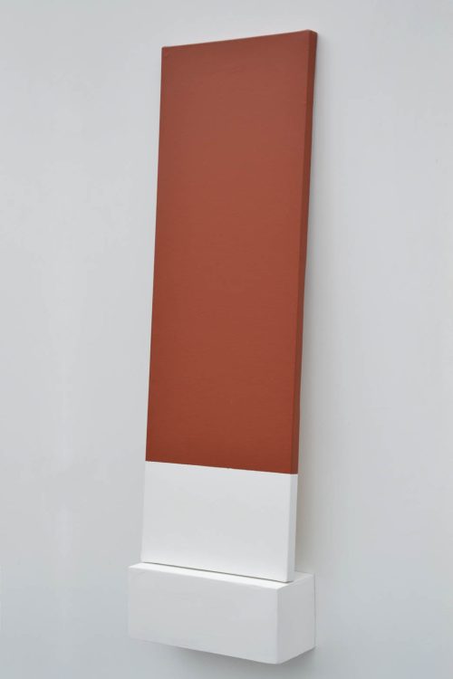 2 éléments, acrylique sur toile, bois enduit