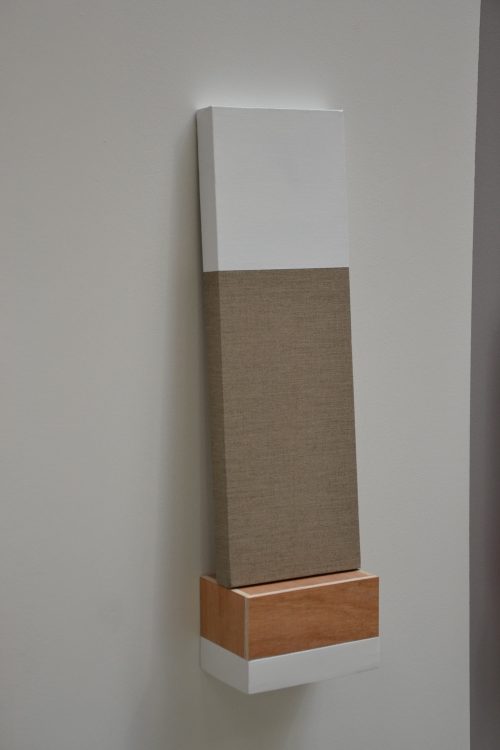 2 éléments, acrylique sur toile, bois enduit