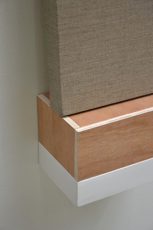 2 éléments, acrylique sur toile, bois enduit