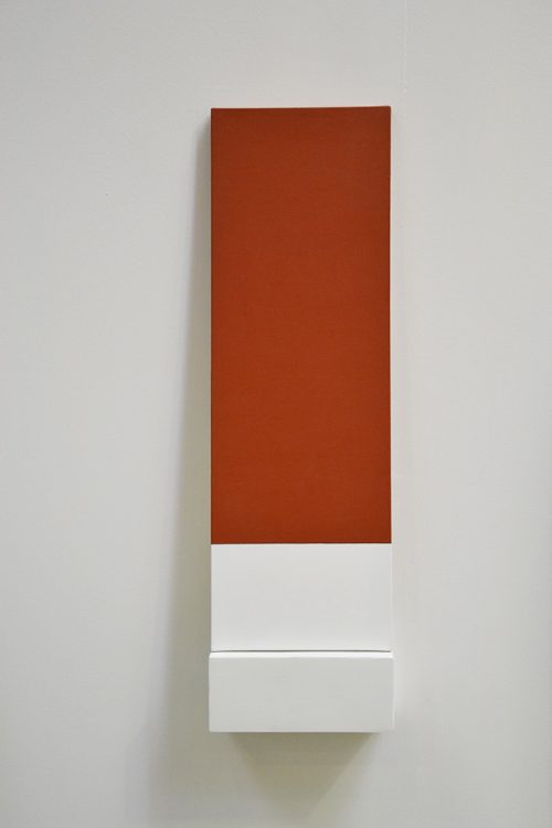 2 éléments, acrylique sur toile, bois enduit