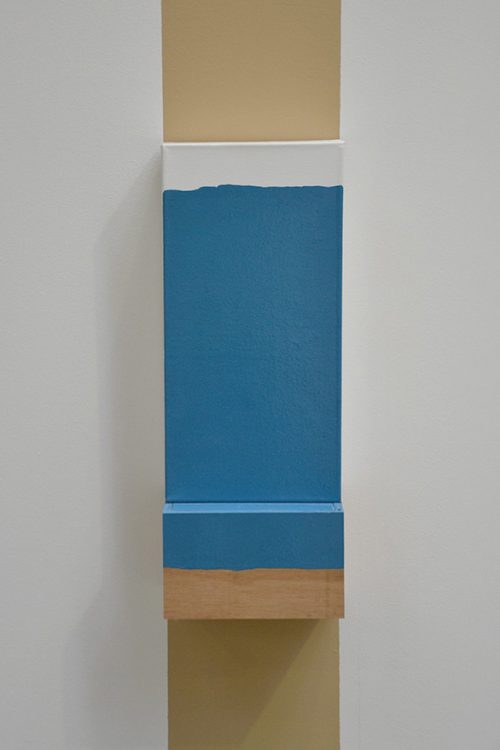 2 éléments, laque sur toile et bois